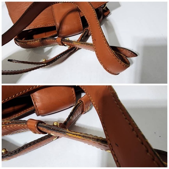 Authentic Louis Vuitton Kenyan Fawn Epi Leather Cluny Bag Brown - Picture 9 of 16